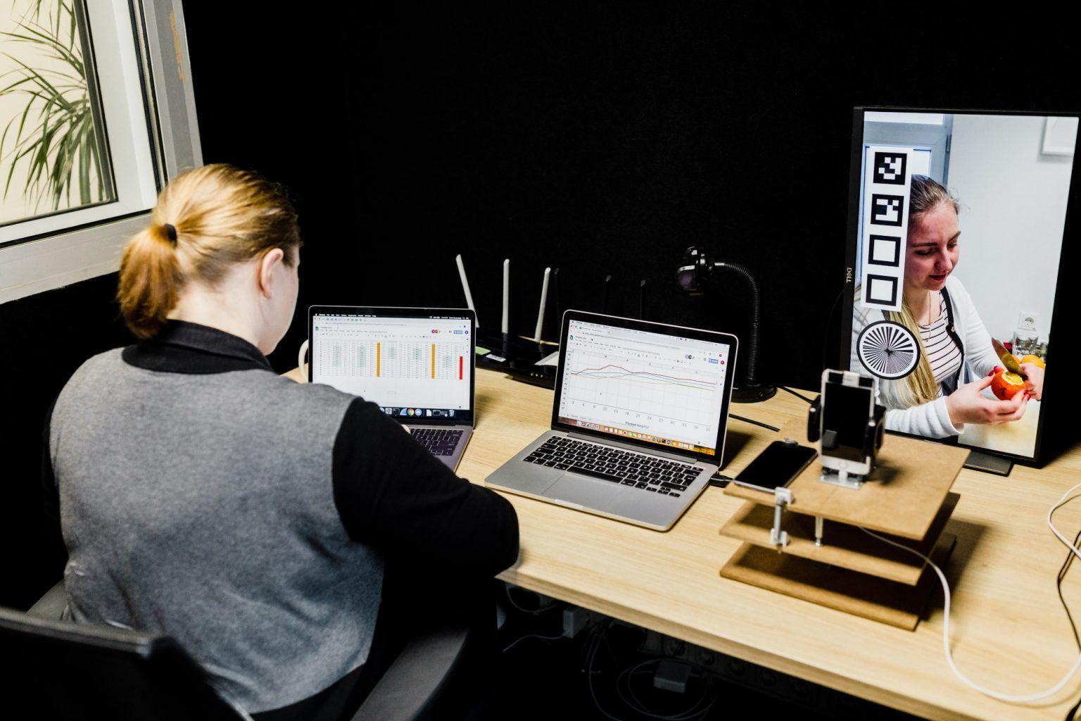 QA engineer testing video quality in VoIP applications