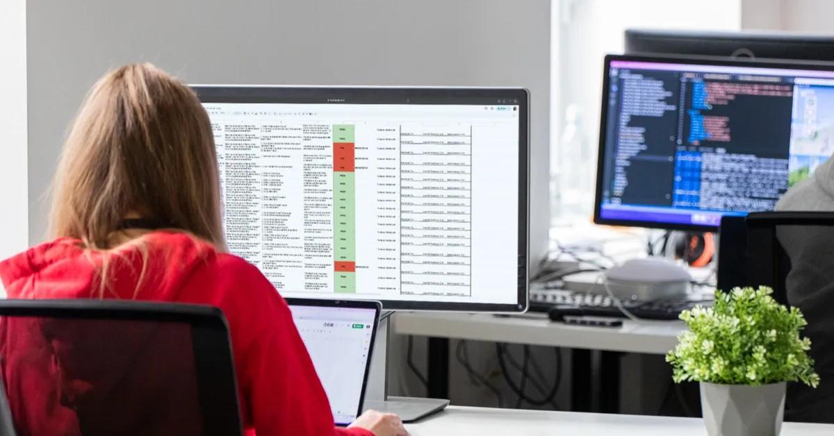 QA engineer writing a bug report